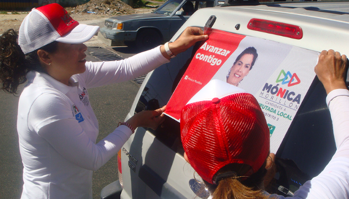 Avanza campaña de Mónica Morillón por el distrito III